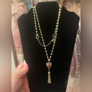 Vintage Juicy Couture Long Pearl Necklace